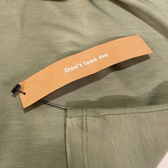 NWT REFORMATION "Sianna" Asymmetrical Sleeveless One Shoulder Tank Top Sage XL - Picture 3 of 5